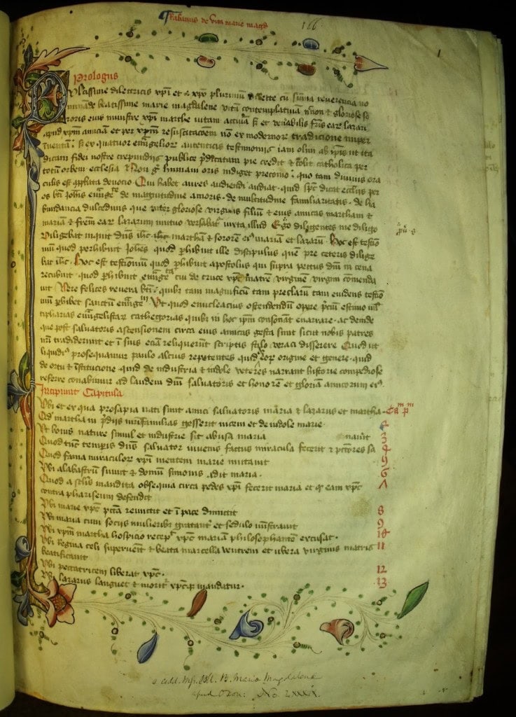 Folio from a medieval manuscript (MS Lat 89)