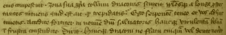 A section of text from a medieval manuscript (MS Lat 89)