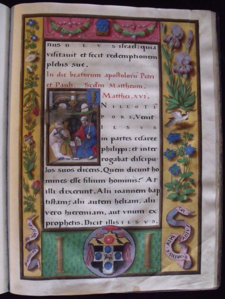 Cardinal Wolsey's Lectionary - Magdalen College