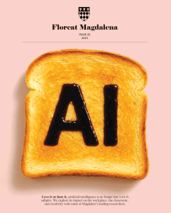Cover of Floreat Magdalena featuring a slice of toast