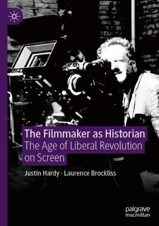 book cover - a black and white photo of a filmmaker