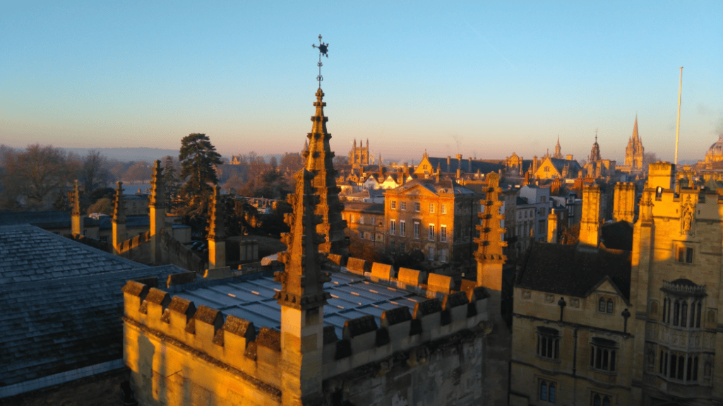 Sunset over Magdalen