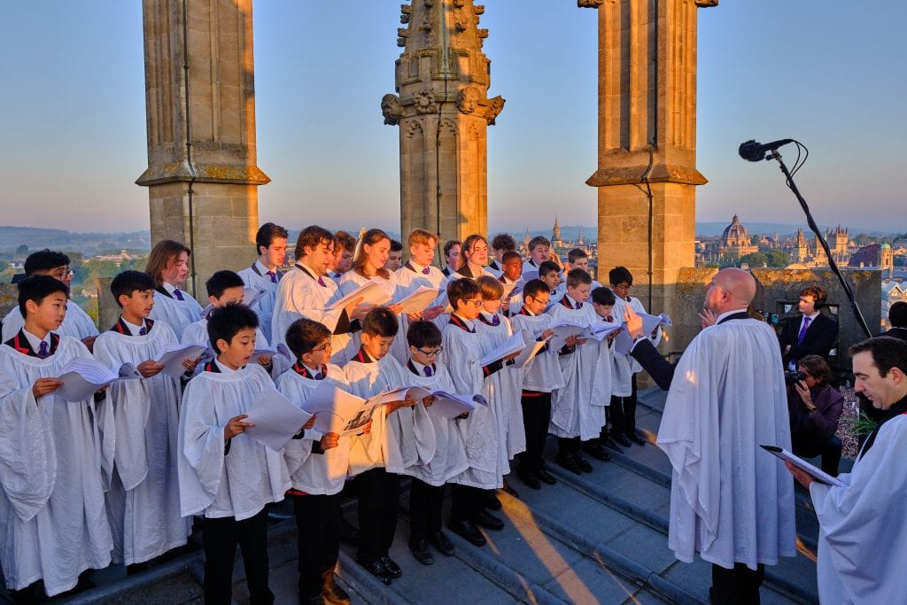 Magdalen College Choir on May Morning